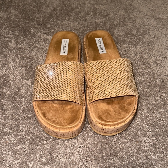Steve Madden Shoes - Women’s Steve Madden Rhinestone Sandals Size 9.5